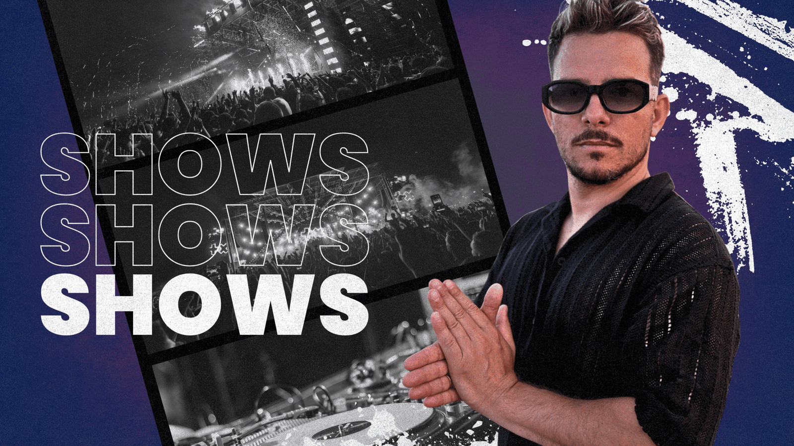 DJ Boss in Portugal no palco como DJ e produtor em Portugal