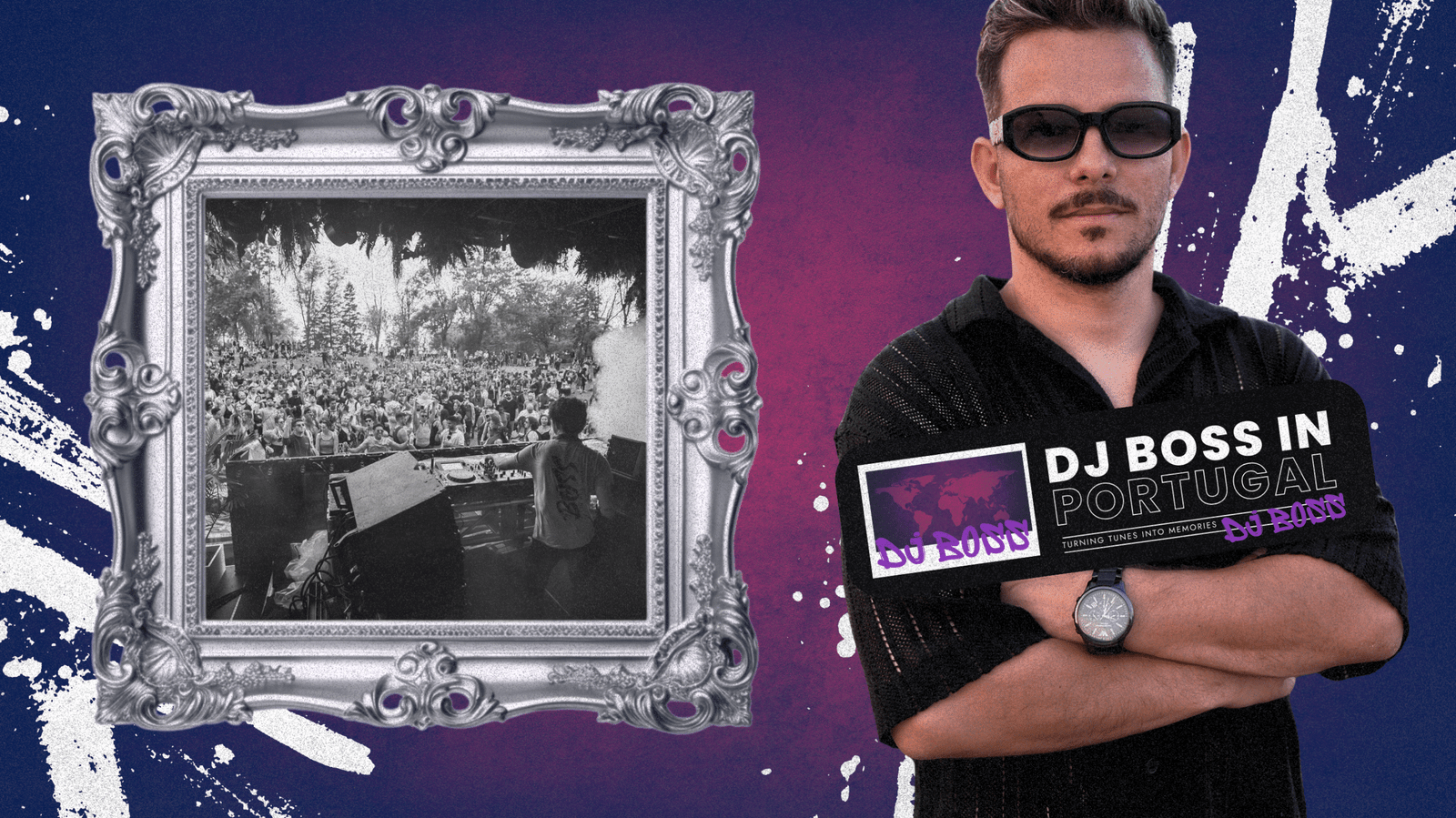 Público vibrando em festa organizada pela DJ Boss in Portugal